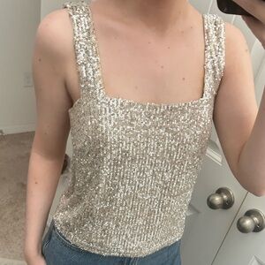Sparkling Beige Camisole